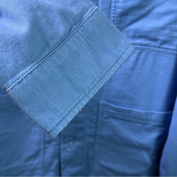 Men's Tailored Work Shacket - Goodfellow & Com Blue M - Picture 3 of 9